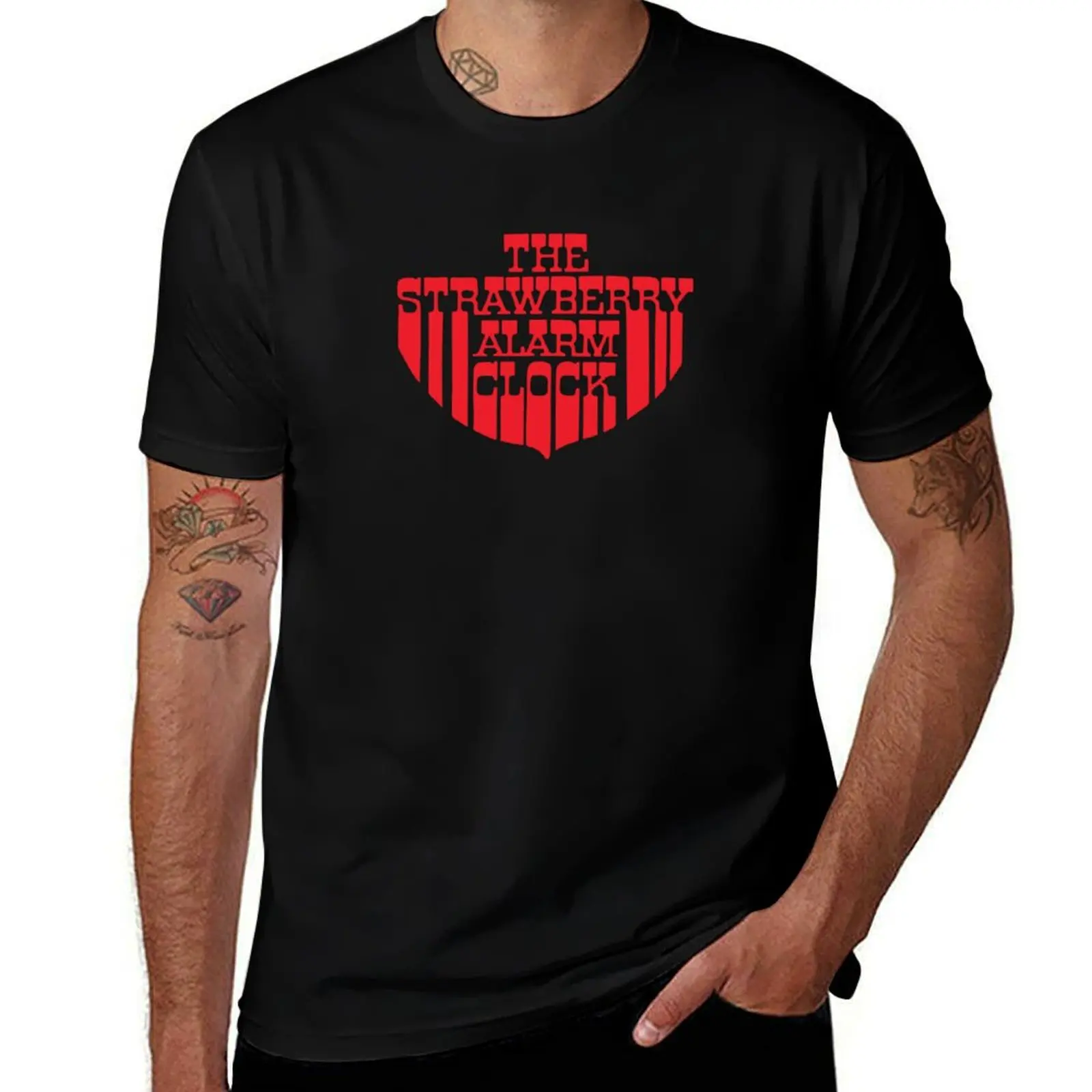 

Strawberry Alarm Clock psychedelic music T-Shirt T-shirts man basketball graphic tees quick-drying men clothing