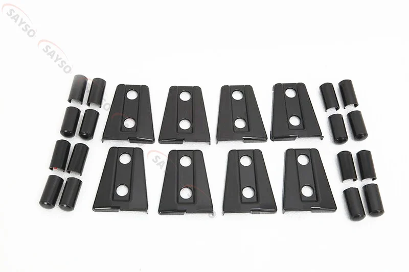 JK 4-Door Door Hinge Covers Protector Trim Kit for Jeep Wrangler Unlimited Rubicon Sahara Sports Accessories 2007-2018 JK view 4