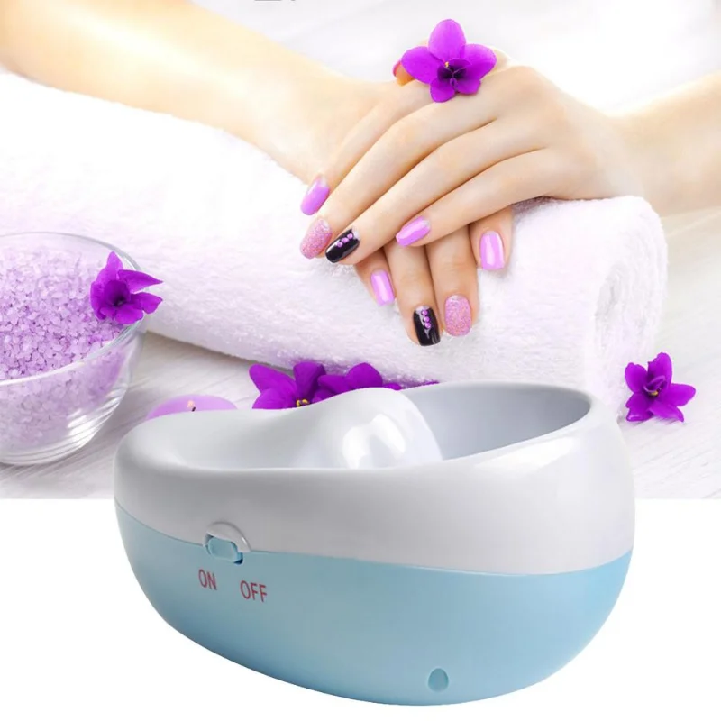 Electric DIY Nail Art Soak Bowl Bubble Vibration Hand Wash Gel Polish Remover SPA Manicure Tool s Tools