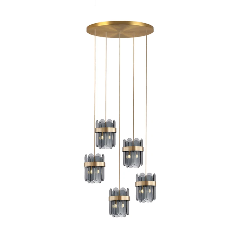 Imagem -05 - Round Stainless Steel Golden Designer Chandelier g9 Led Postmodern Iluminação Lustre Suspensão Luminária Lampen para Sala de Jantar