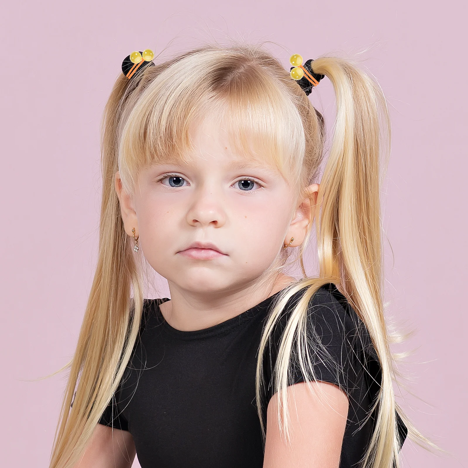 

12pcs Candy Color Hair Ties Double Ball Elastic Bands For Women High Elasticity Ponytail Holders Hair Accessories For