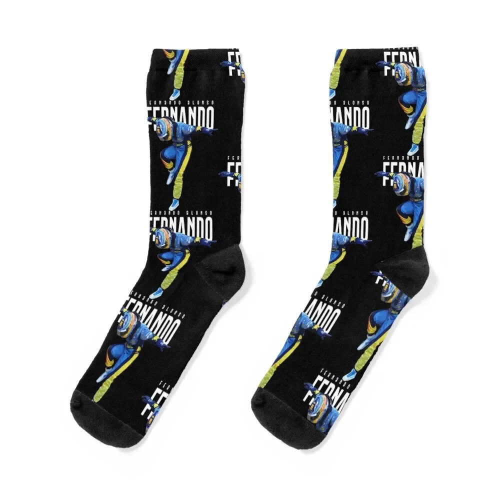 

Fernando driver Alonso dance Socks Christmas floor designer brand gift Socks Men Women's