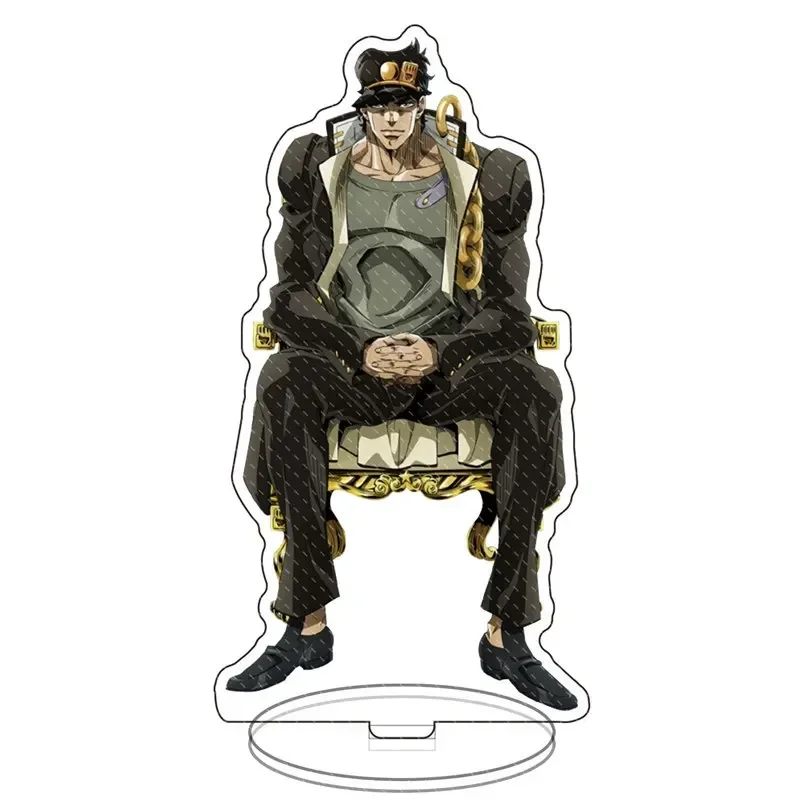Anime Figure JoJo Bizarre Adventure Cute Cosplay Acrylic Stand Model Plate Desk Decor Standing Sign Keychain for Friend Gifts