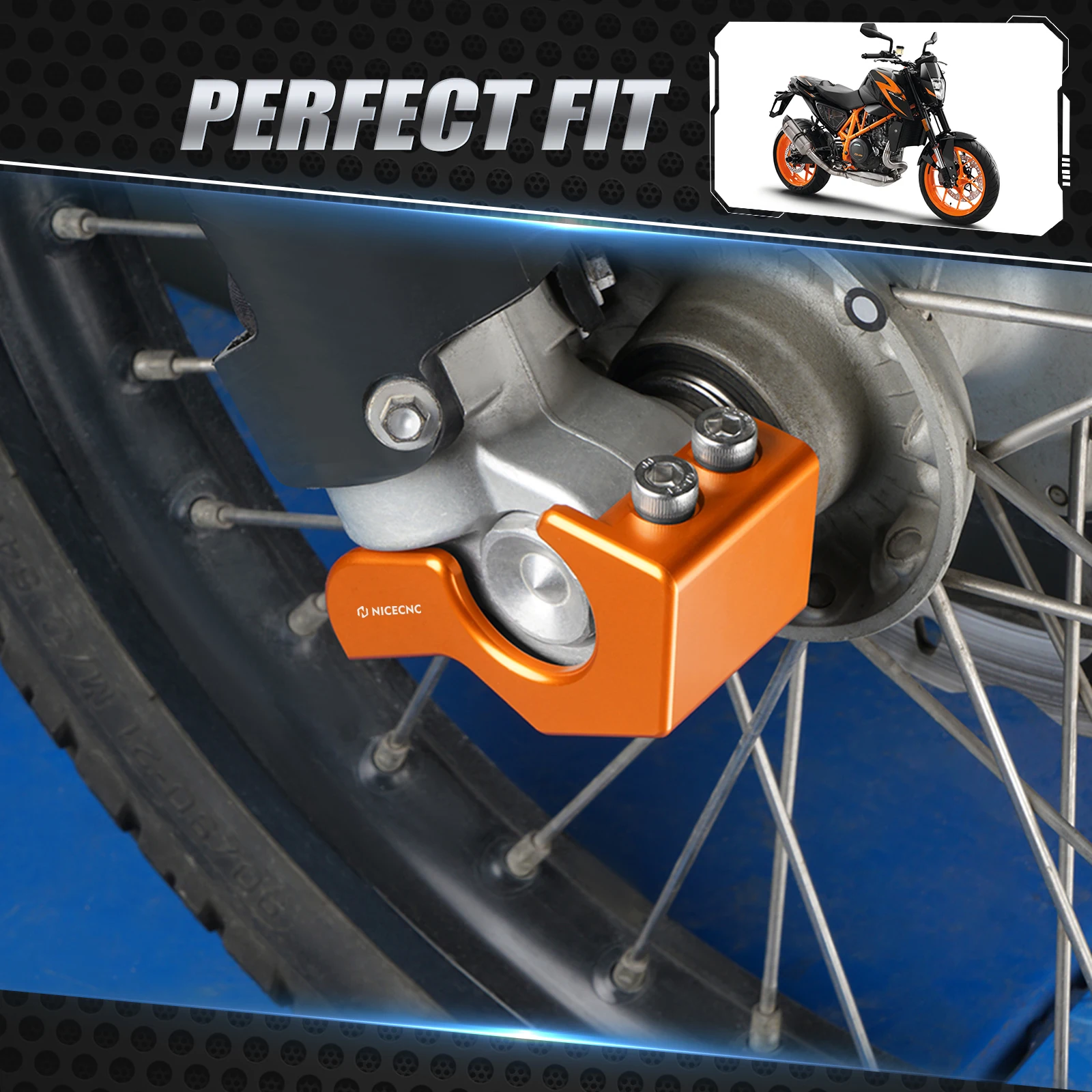 For KTM 690 Enduro R 2014-2018 Lower Fork Leg Shoe Guard Protector Lower Right Fork Leg Guard 690 Enduro R 2014 2015 2016 2017
