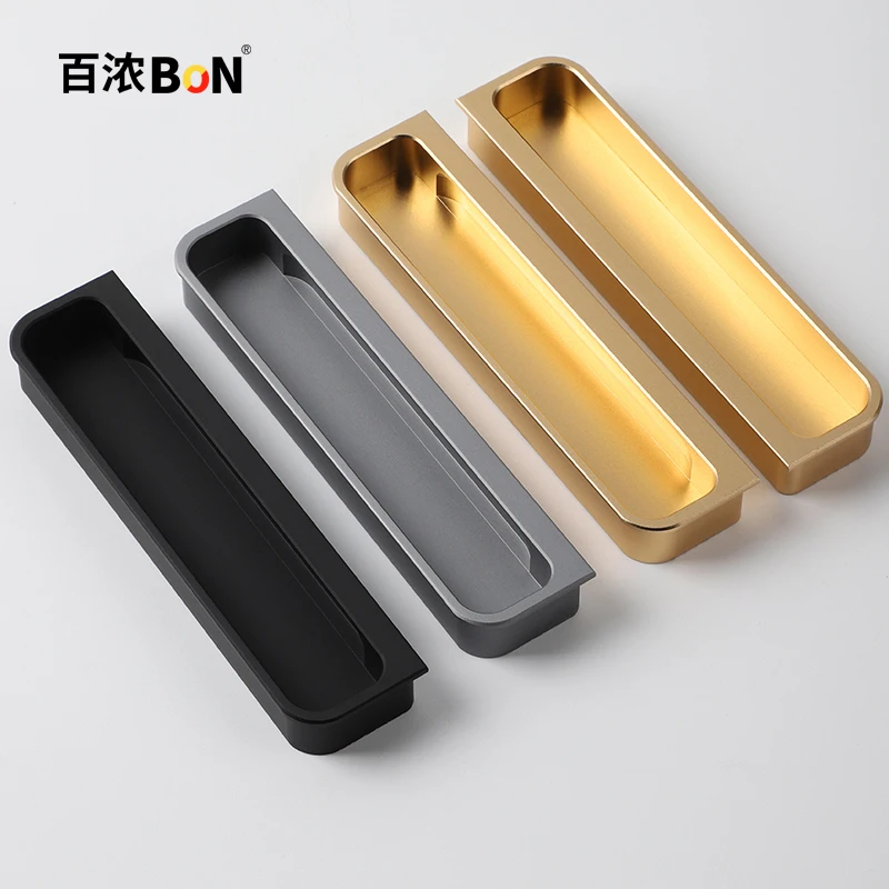 

BON Invisible Handle Embedded Inside Button Concealed Handle Wardrobe Cabinet Door Sliding Door Drawer Handle