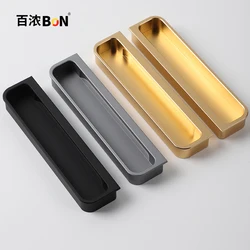 BON Invisible Handle Embedded Inside Button Concealed Handle Wardrobe Cabinet Door Sliding Door Drawer Handle