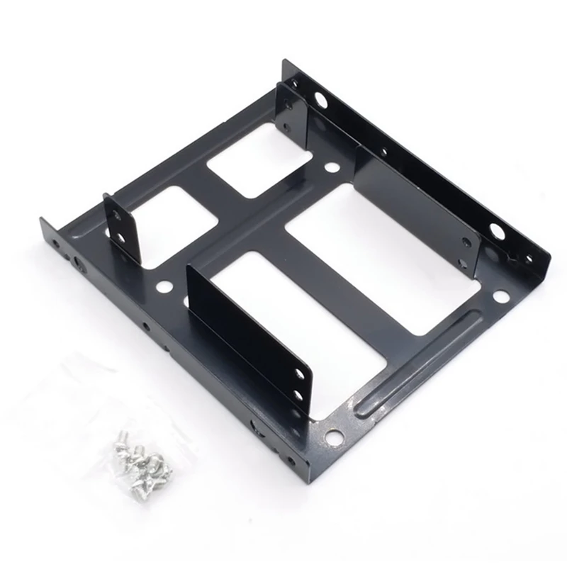 Double Layer SSD Metal Frame 2.5 To 3.5 Internal Mounting Computer SSD Hard Drive Dual Desktop Converter Adapter Bracket