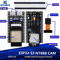 ESP32-S3 N16R8 CAM Development Board WiFi+Bluetooth Module OV2640 Camera