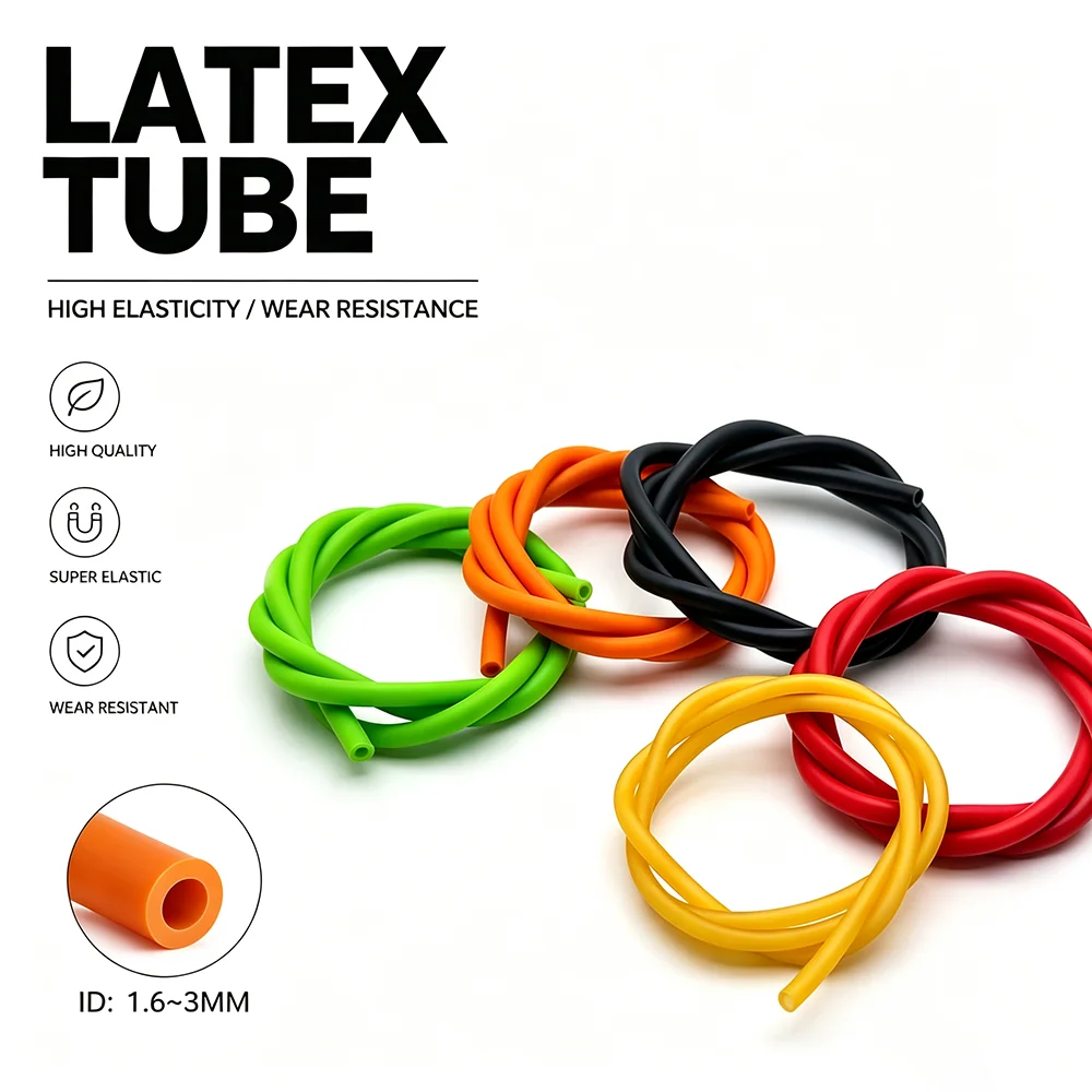 Natural Latex Hose ID1.6/1.7/1.8/2/3mm Skin friendly high elasticity/DIY self-made elastic rubber tube