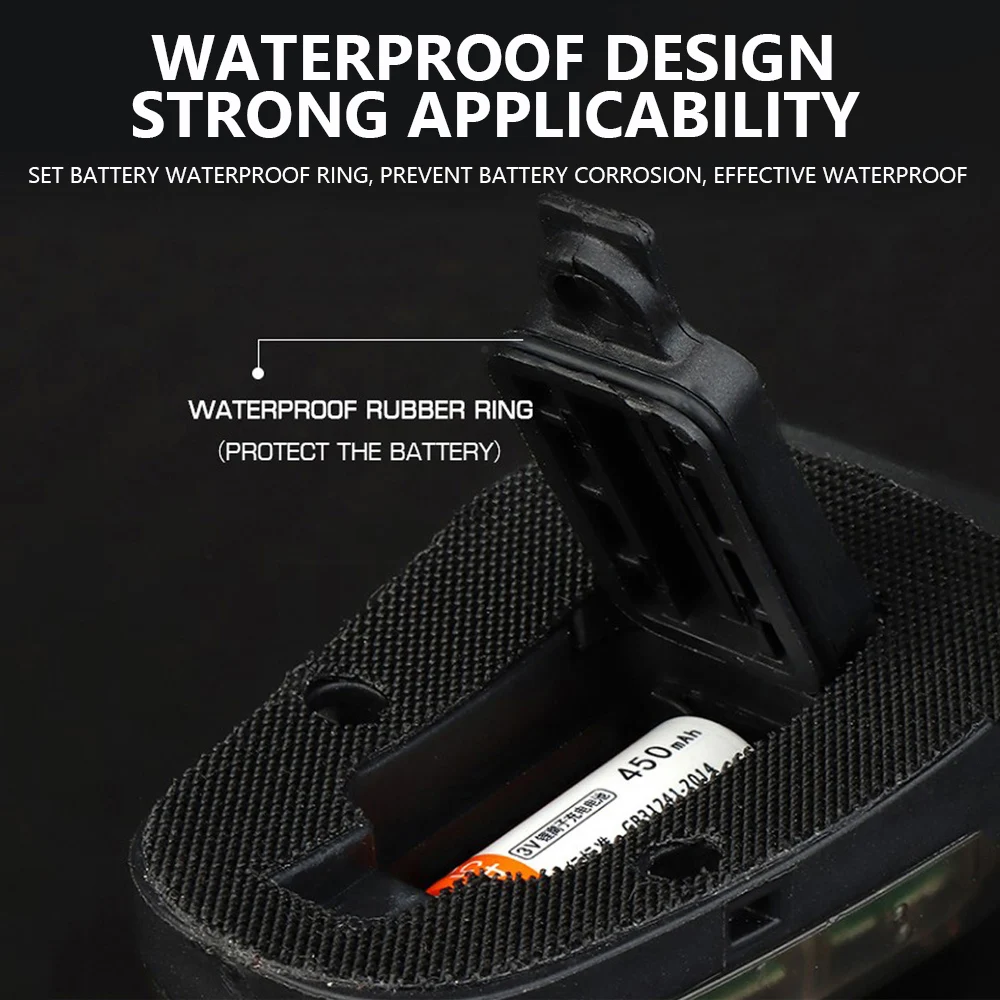 Lámpara táctica para casco estroboscópica caza supervivencia airsoft - imagen 5