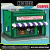 Moc 빌딩 벽돌 스프링 필드 건축 모델 기술 모듈 형 블록 도시 스트리트 뷰 장난감 DIY 세트 조립 크리스마스 선물 3