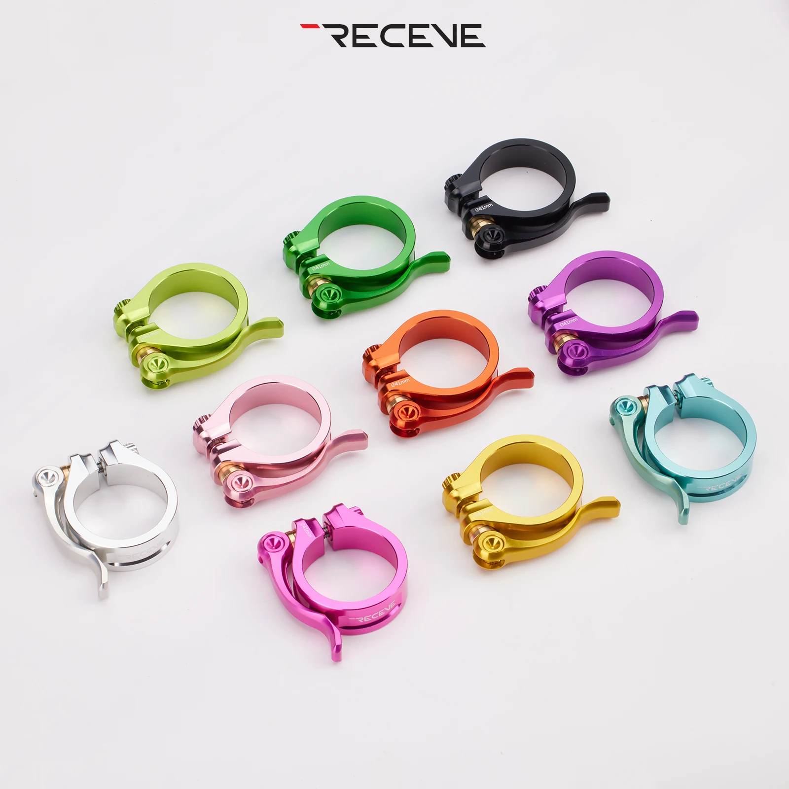 AliExpress NONE RECEVE Folding Bike Seatpost Clamp Quick Release 38.2MM Aluminium Alloy Bicycle Saddle Closure For Fnhon Gust Tern Seat Tube