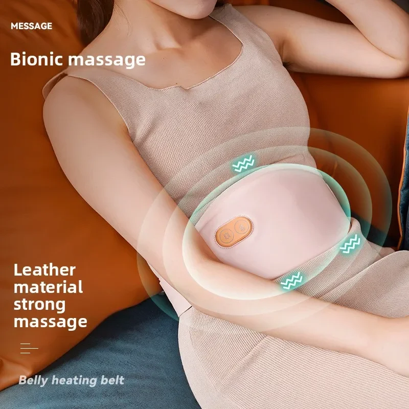 

HOT SALE Palace Warming Belt Girl Aunt Artifact Heating Hot Compress Vibration Massage Waist Heating Pad Waist Massager
