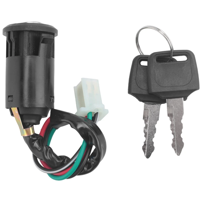 4 Wire Ignition Switch Key For 50Cc 110Cc 125Cc 250Cc Quad Dirt Bike ATV