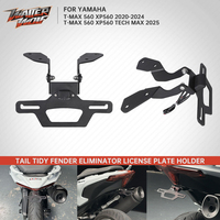 2020-2025 E4 LED Adjustable License Plate Bracket For YAMAHA T-MAX 560 Tmax T MAX 560 XP560 Tail Tidy Fender Eliminator Support