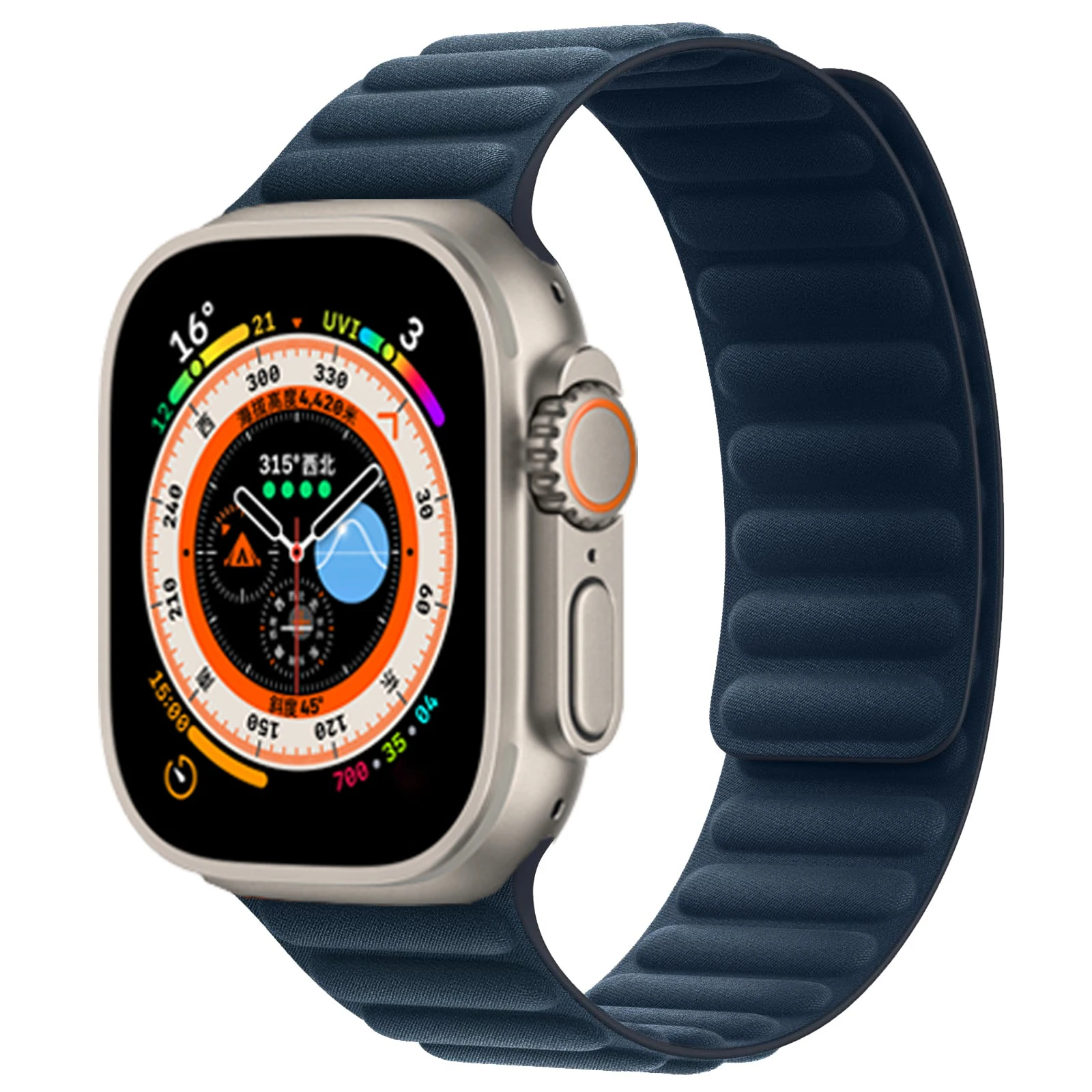 Pulseira de laço magnético original para Apple Watch, nova banda FineWoven, 44mm, 40mm, 45mm, 49mm, 41mm, iWatch Series 9, 8, SE, 7, Ultra 2