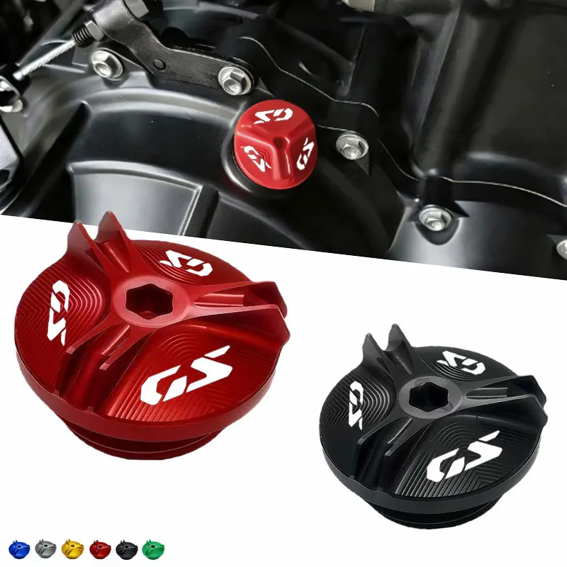 Tapones de protección para la tapa del aceite del motor y la tapa del depósito de combustible para BMW GS1250 GS1200 GS1100 GS850 ADV R 850 1150 1200 1250 GS