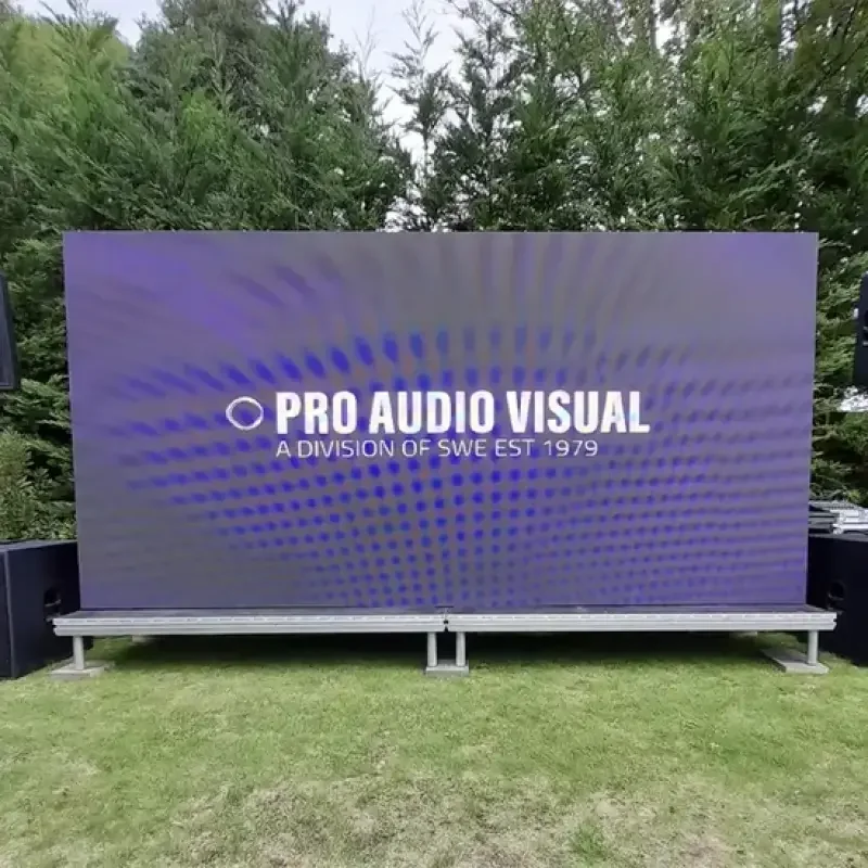 Custom Weatherproof Outdoor LED DisplayIndoor Outdoor Full Color Die-Casting Aluminium Rental Display