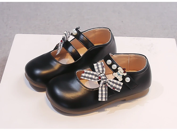 Mädchen-Flachschuhe mit runden Zehen, vielseitige süße Prinzessinnenschuhe für Kinder, 2026 neue Mode-Kindertanzschuhe mit niedlichen Schleifen – Detail 12