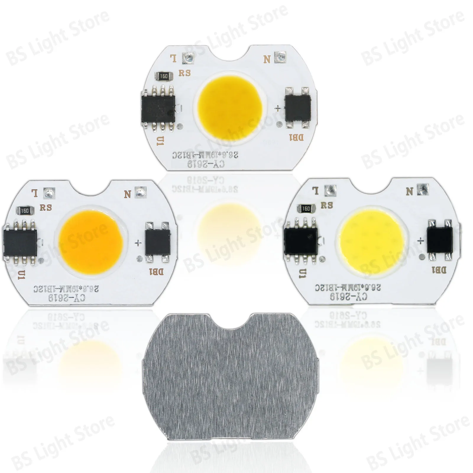 10 szt. LED COB dioda 5W COB Chip 220V Smart IC Bez Sterownika DIY Reflektor Żarówka LED Reflektor Zewnętrzny Chip Lampy — zdjęcie 7