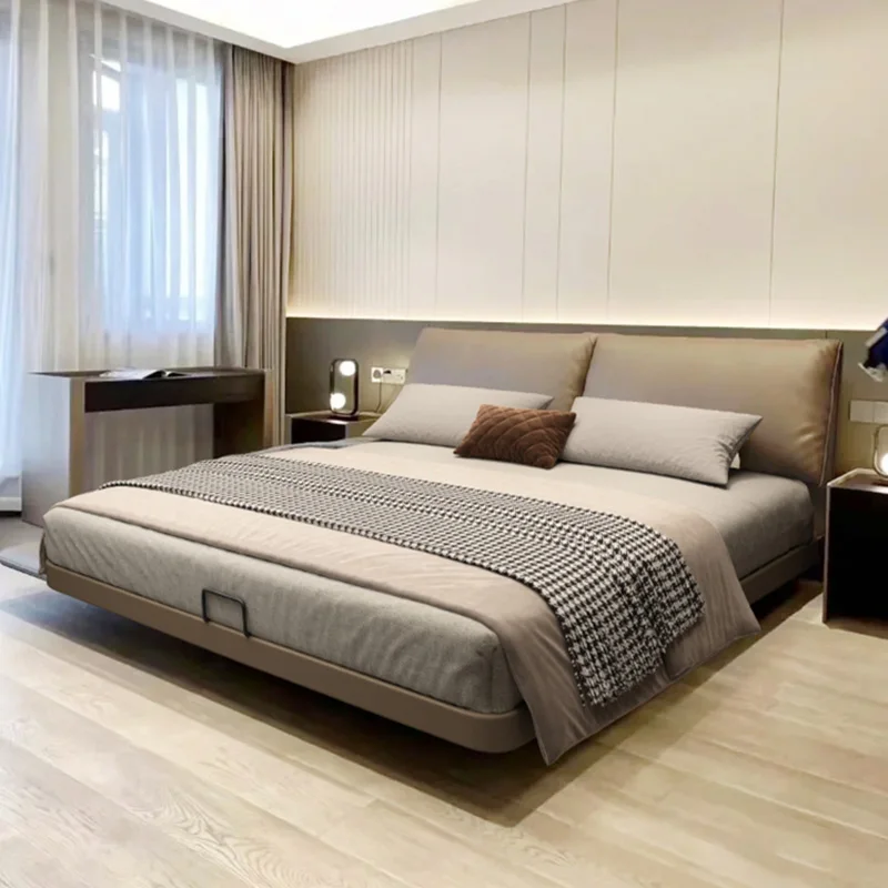 

Design Bedroom Bed Double Children Luxury Modern Single Girls Sleeping Massage Bed Multifunctional Muebles Trendy Furniture