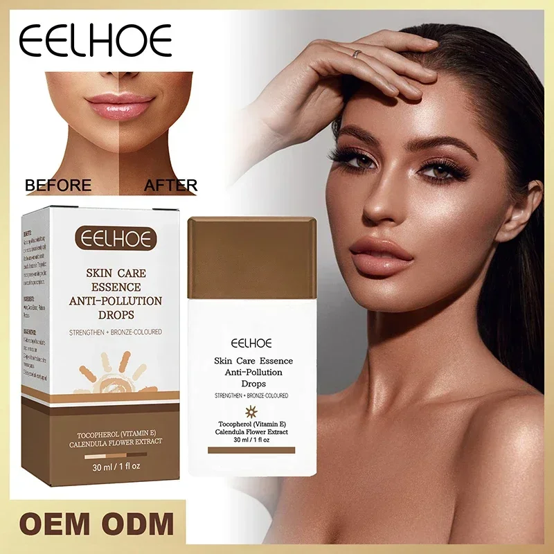 EELHOE Bronzing Drops Face Peptide Serums Liquid Bronzer Cream Hydrating Makeup For An Everyday Radiant Glow Summer Glow