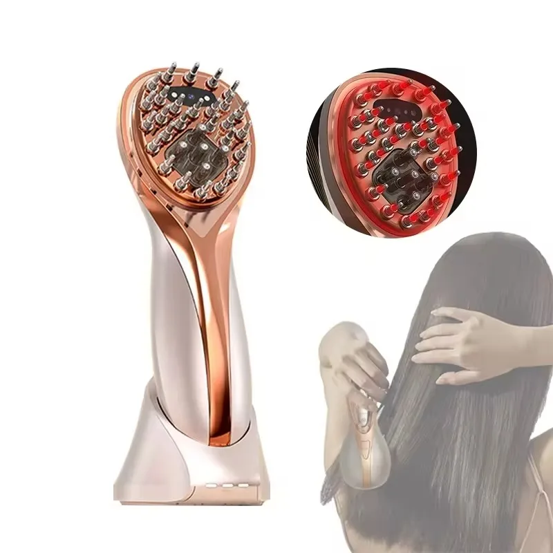 Personal Care App Electric Massage Comb Promotes Hair Regrowth Led Hair Growth Comb