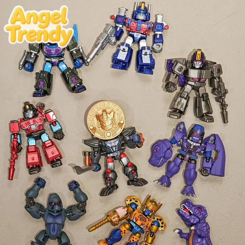 Blokees Transformers Blind Box Defender Version 6 War Giant Mecha Assembled Building Head Block Action Figure Collectible Toy