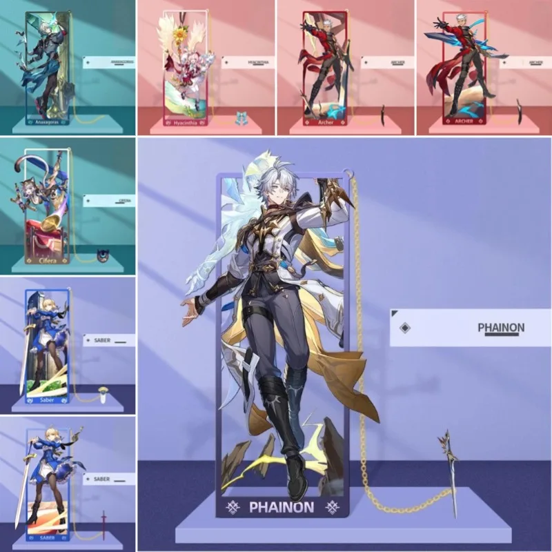 Game Honkai: Star Rail Metal Bookmark Phainon Saber Archer Hyacinthia Cifera Anaxagoras Castorice Stationery Beautiful Gift