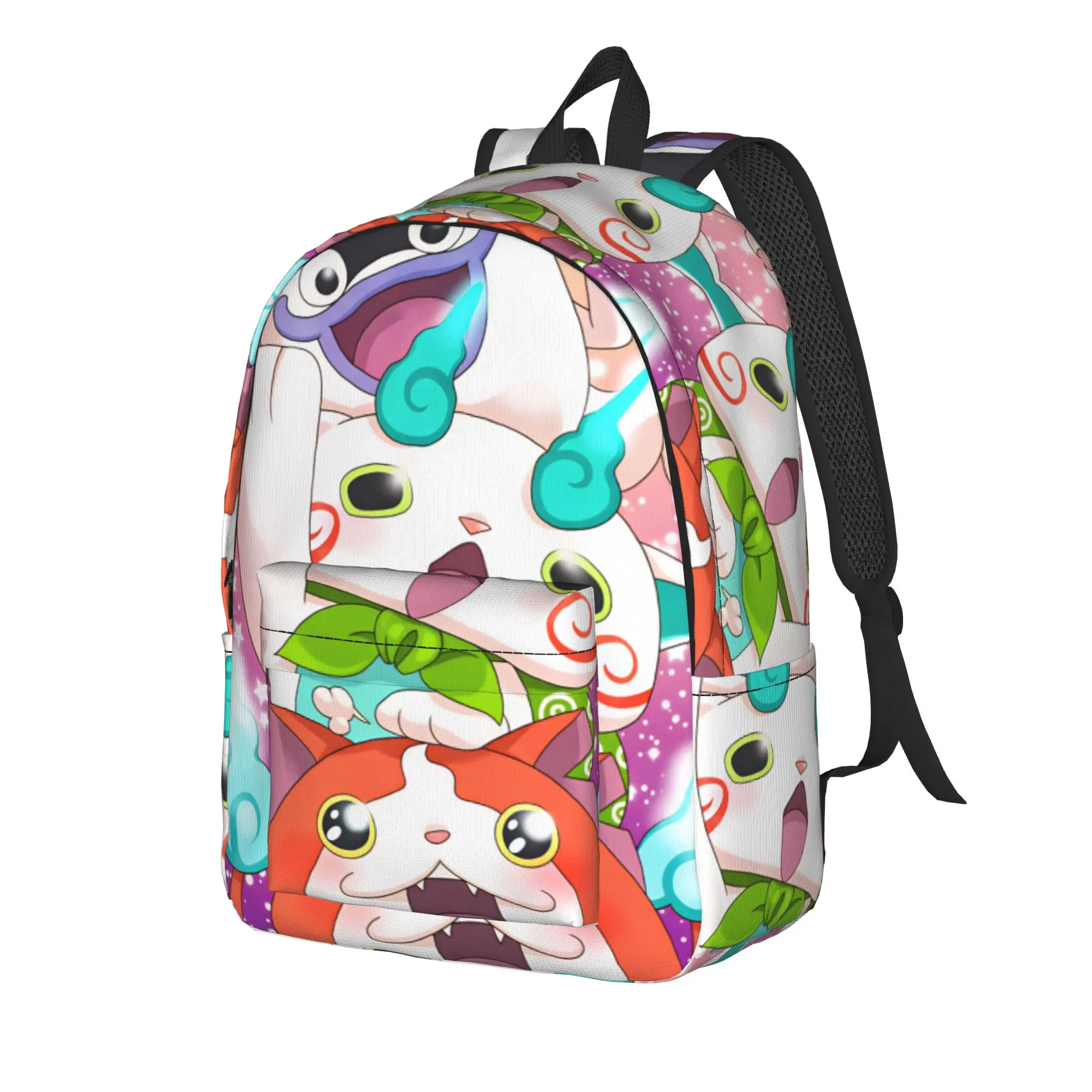 Yokai Watchs  Backpack  Boy Polyester Workout Backpacks Print Pretty School Bags Rucksack