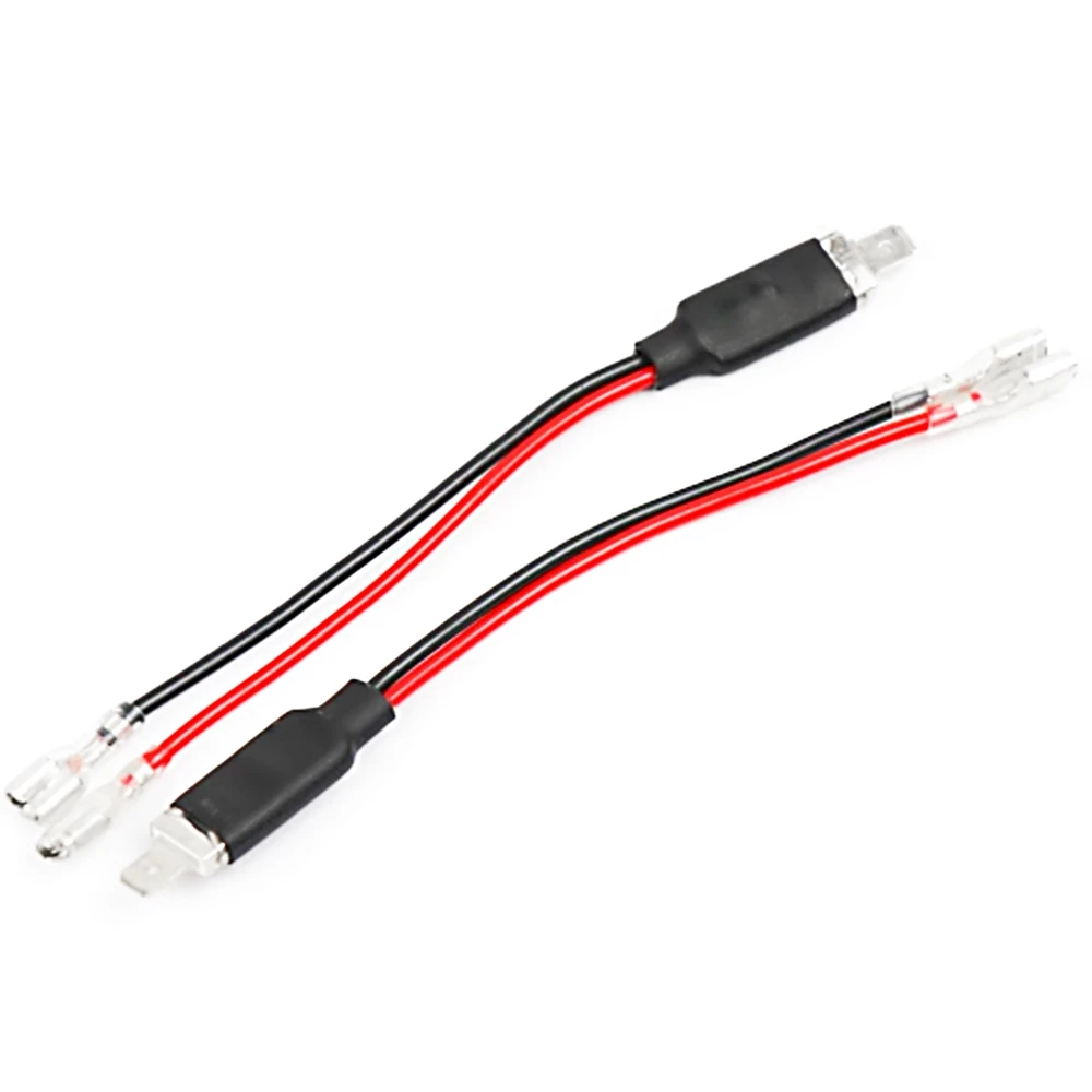 For H1 Socket 1 Pin Convert to 2 Pins Adapter Wire LED Replacement Bulb Single Diode Converter Wiring Headlight Bulb Connector