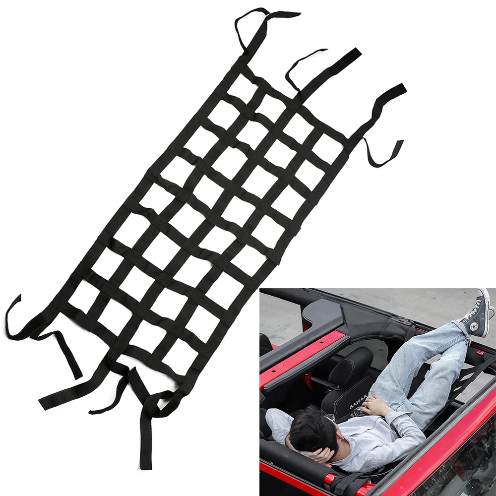 

Mesh Cargo Net For Jeep Wrangler Multifunction Car Roof Storage Net Tail Box Net Retrofit accessories