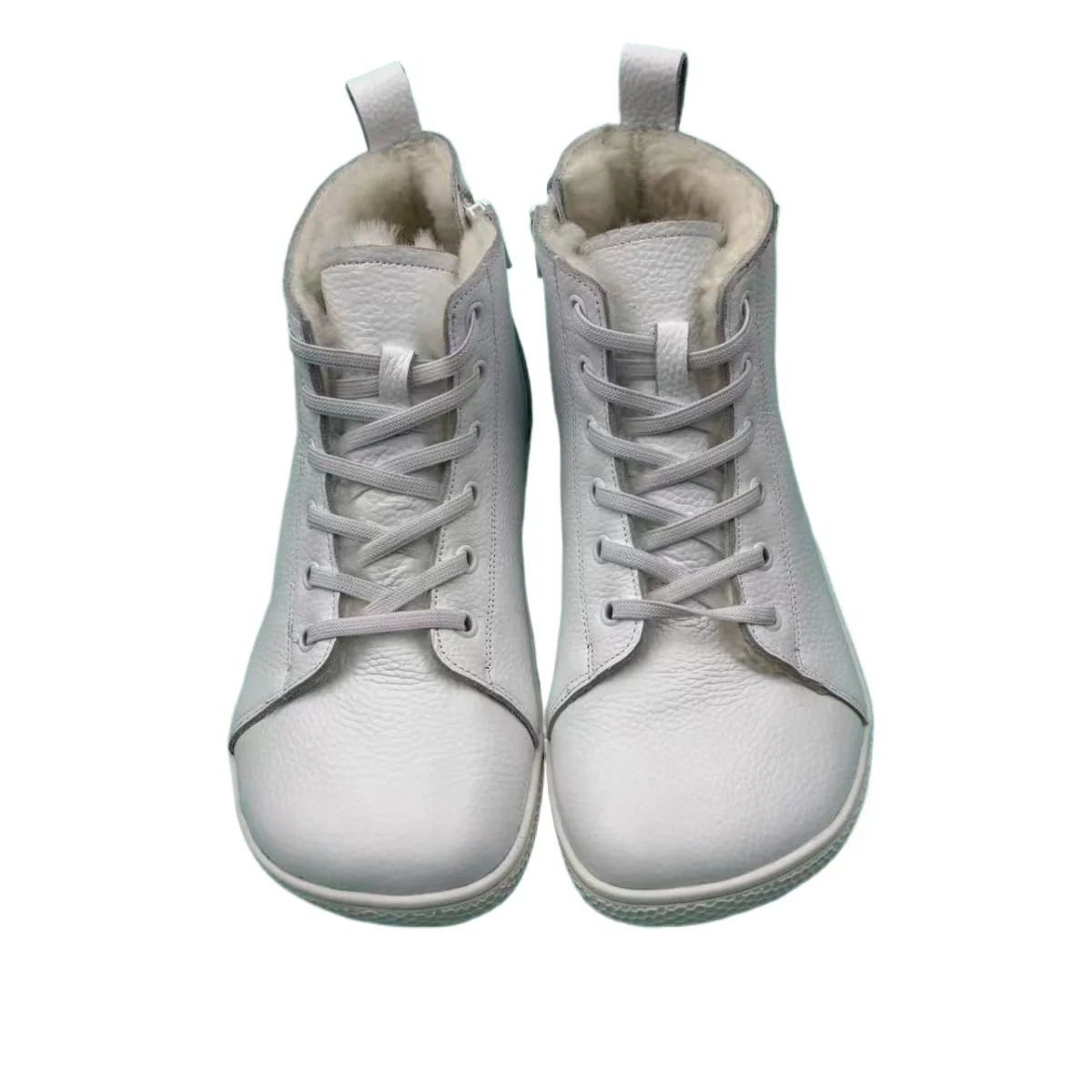 Tipsietoes Top Barefoot Genuine Leather Winter Boot With Real Natural Fur Linning And Insole Inside For Women Men Light Weight