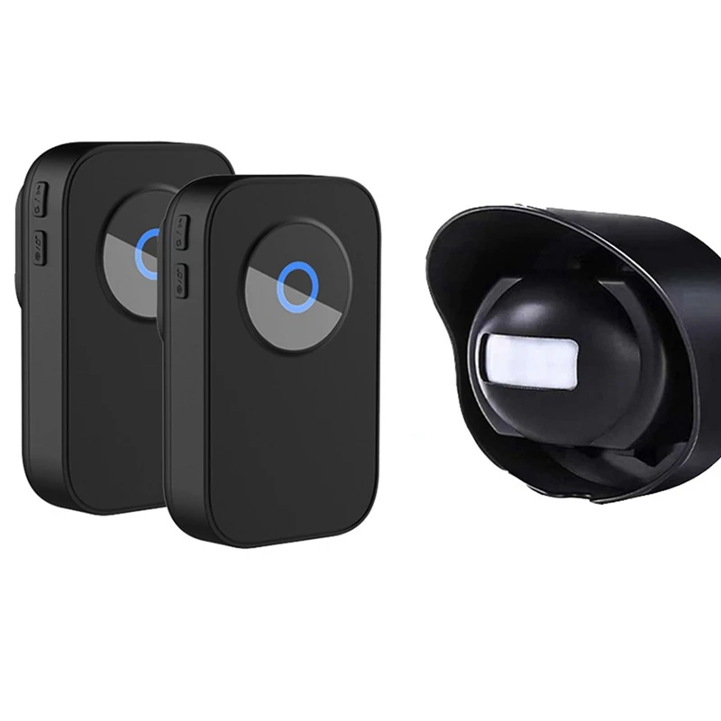 Wireless Waterproof Doorbell Two-To-One Human Body Infrared Induction Doorbell Store Reminder Welcome Device