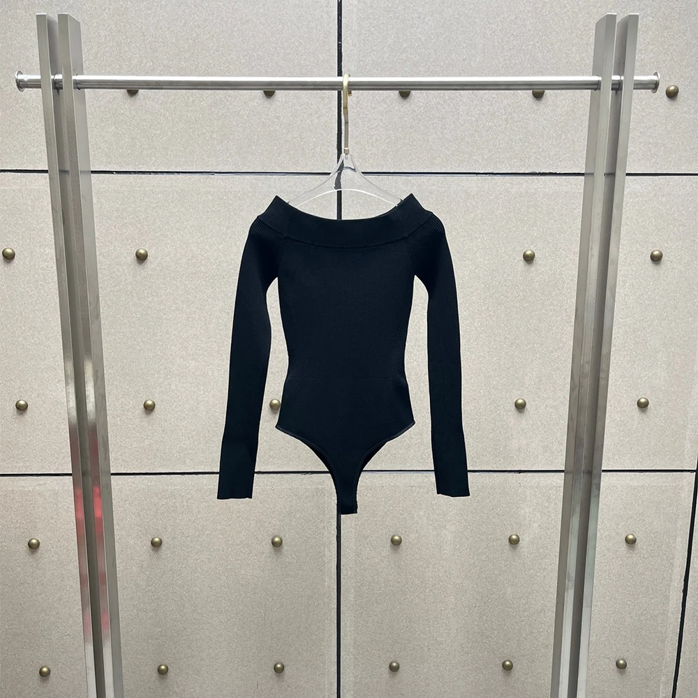 Body Feminino de Tricô Ombro a - Women'S Fashion Suit avaliação e preço