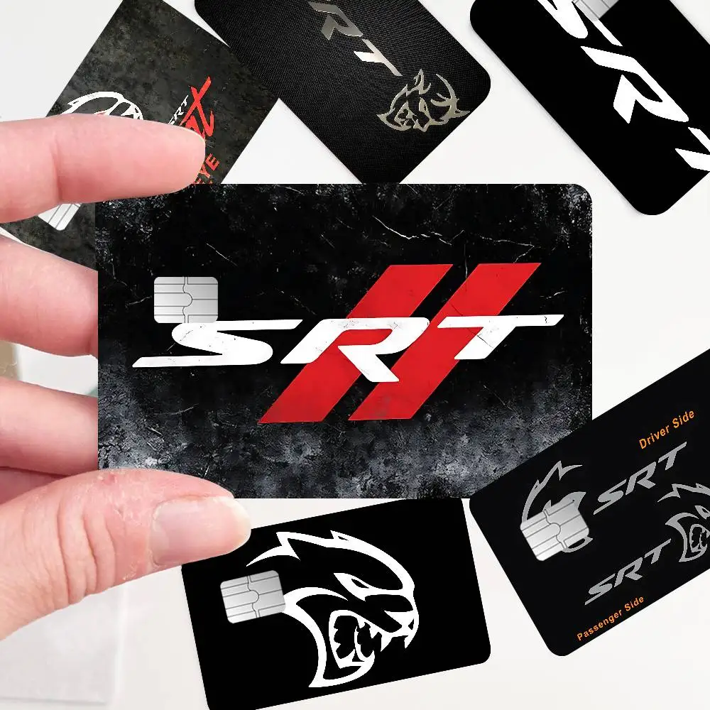 SRT Hellcat Demon Dodge Anime Young Creidt Card Debit Card Sticker Film Case Front Tape for Small Big Chip No Chip