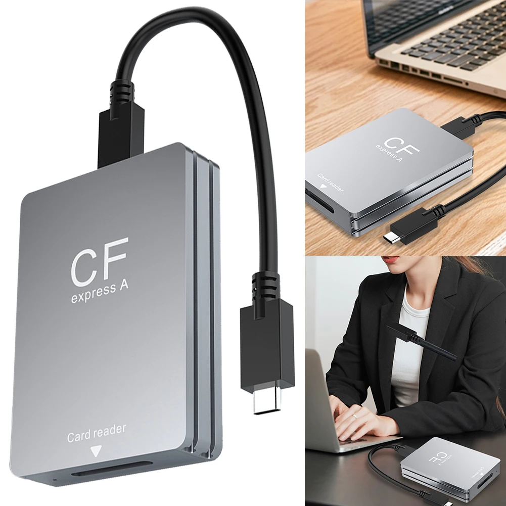 

CFexpress Type A Card Reader USB 3.2 10Gbps CF Express Card Reader Type A Adapter Support Android/Windows/ OS for SLR