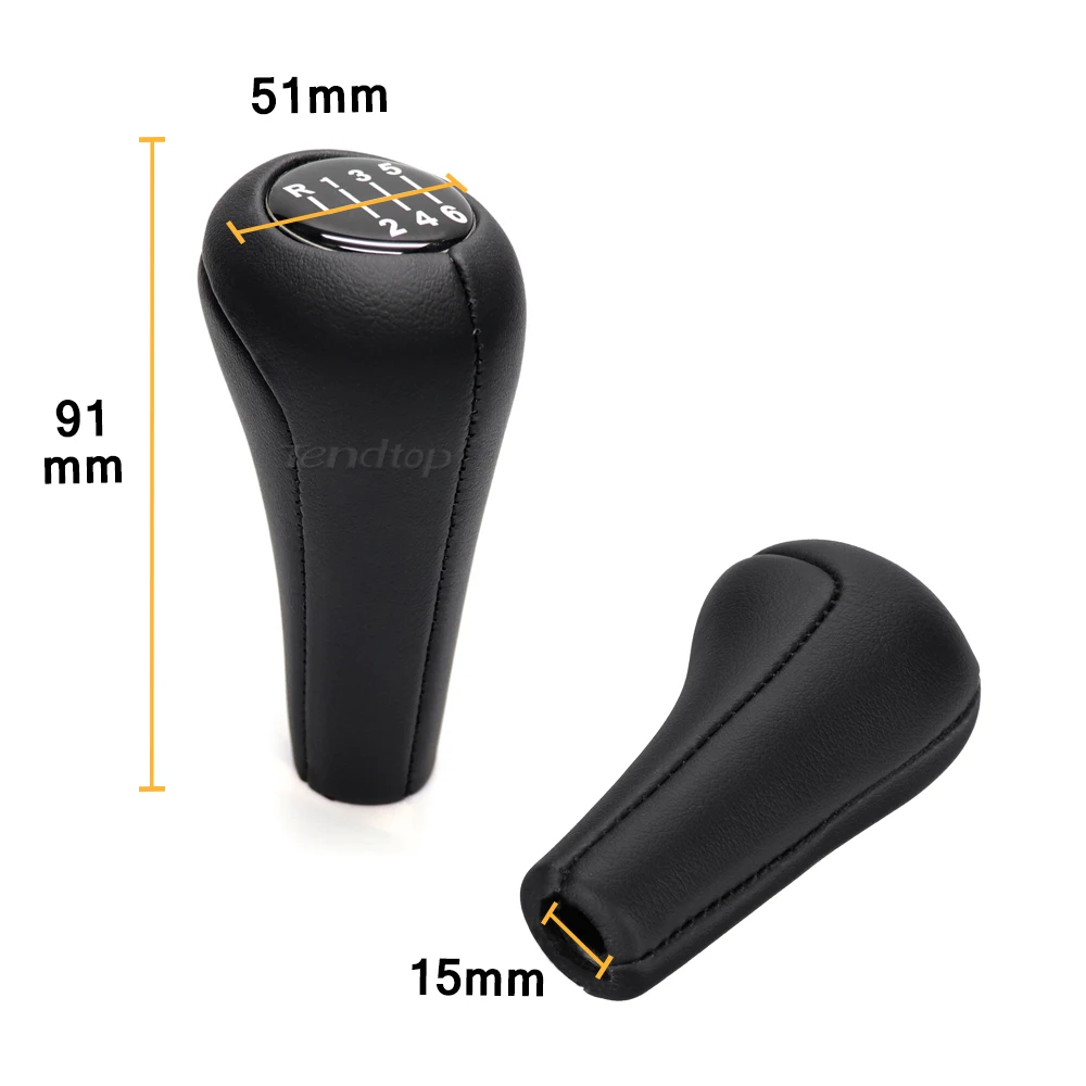 5 6 Speed Manual Gear Shift Knob For BMW Gear Knob E90 E46 E85 Z4 E91 E53 E60 E61 E63 E65 E81 E82 E83 E87 X1 X3 X5 Shift Knob