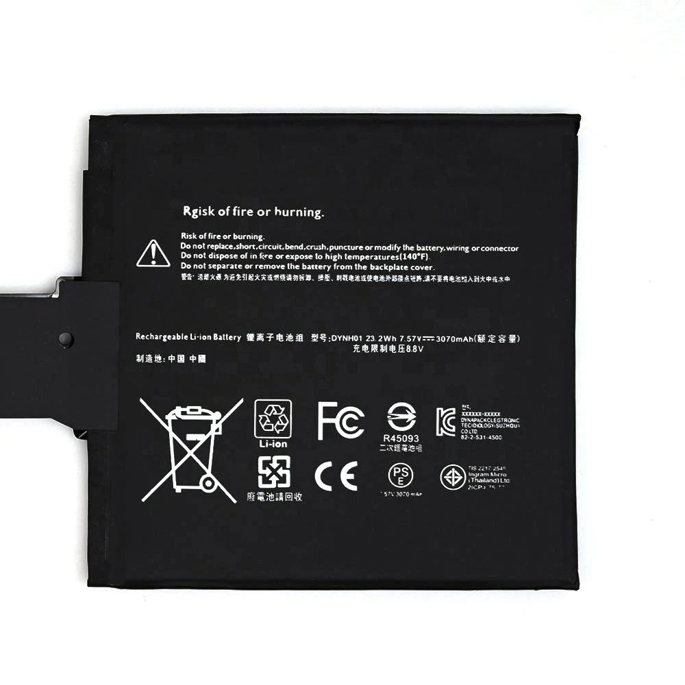 Imagem -05 - Bateria Original Genuína do Portátil para Microsoft Surface Livro Dynh01 7.57v 23.2wh 15 1813 1793 Tablet 2icp4 75 77 Novo