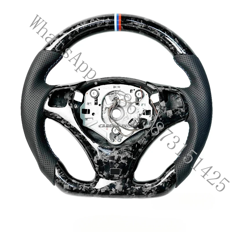 

Suitable Real Forged Carbon Fiber Steering Wheel E90 E91 E92 E93 LCI 325 320 335 330 factory upgraded carbon fiber steer