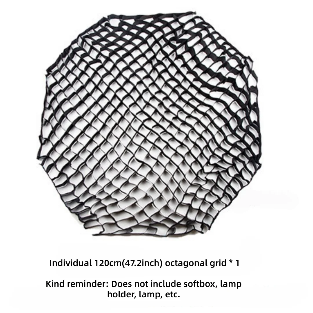 Octagonal Individual Grid for Softbox Honeycomb Grille Compatible for Flash Led Light Fashion Photography Shoot Photo Studio
