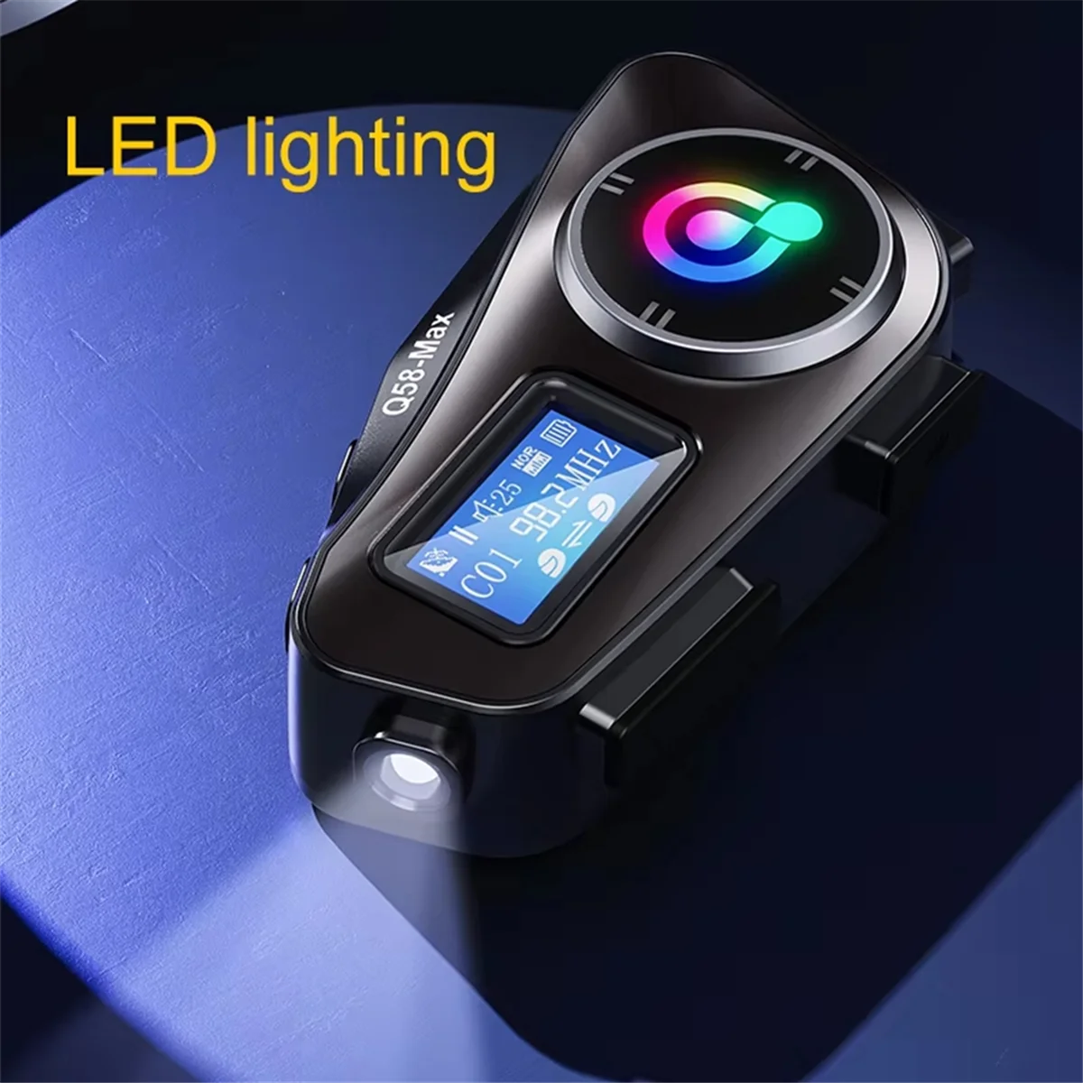 Interfono Bluetooth per casco moto Q58 Max - IP65 impermeabile -Y18A