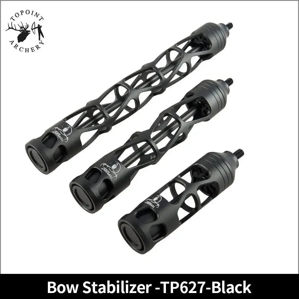 TP627 Archery Compound Bow Stabilizer 5/8/11 inch CNC Absorber Silencer Vibration Reduce Noise Recurve Bow Hunting Shooting