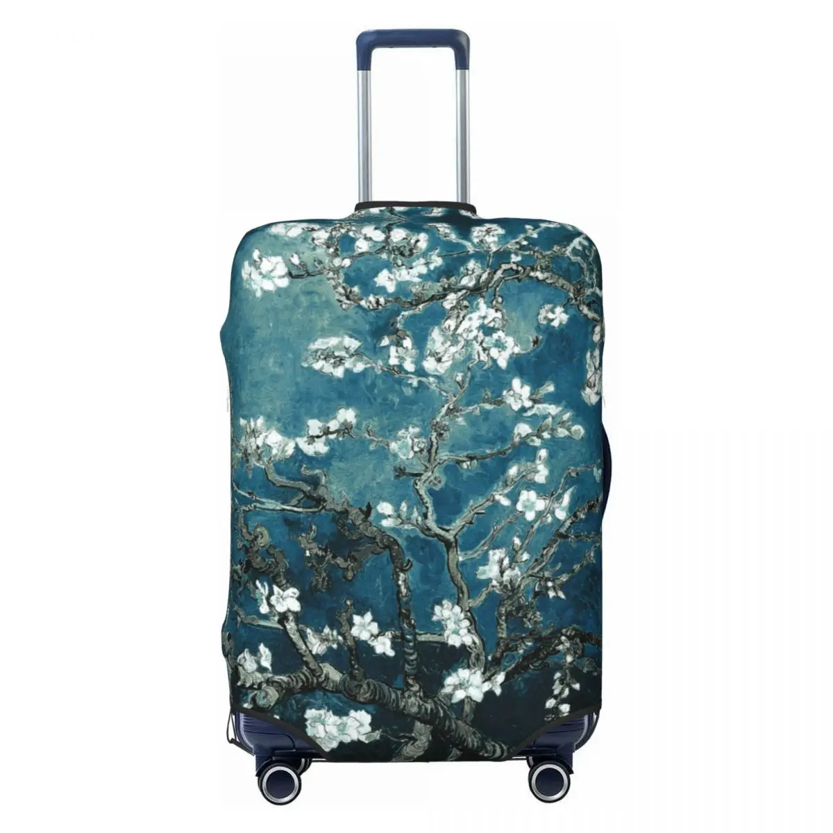

Custom Van Gogh Almond Blossoms Luggage Cover Elastic Flowers Painting Travel Suitcase Protective Covers Fits 18-32 Inch