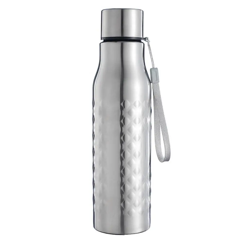 Stainless Steel Large Capacity 750ml Rhombus Outdoor Sports Cycling Water Bottle