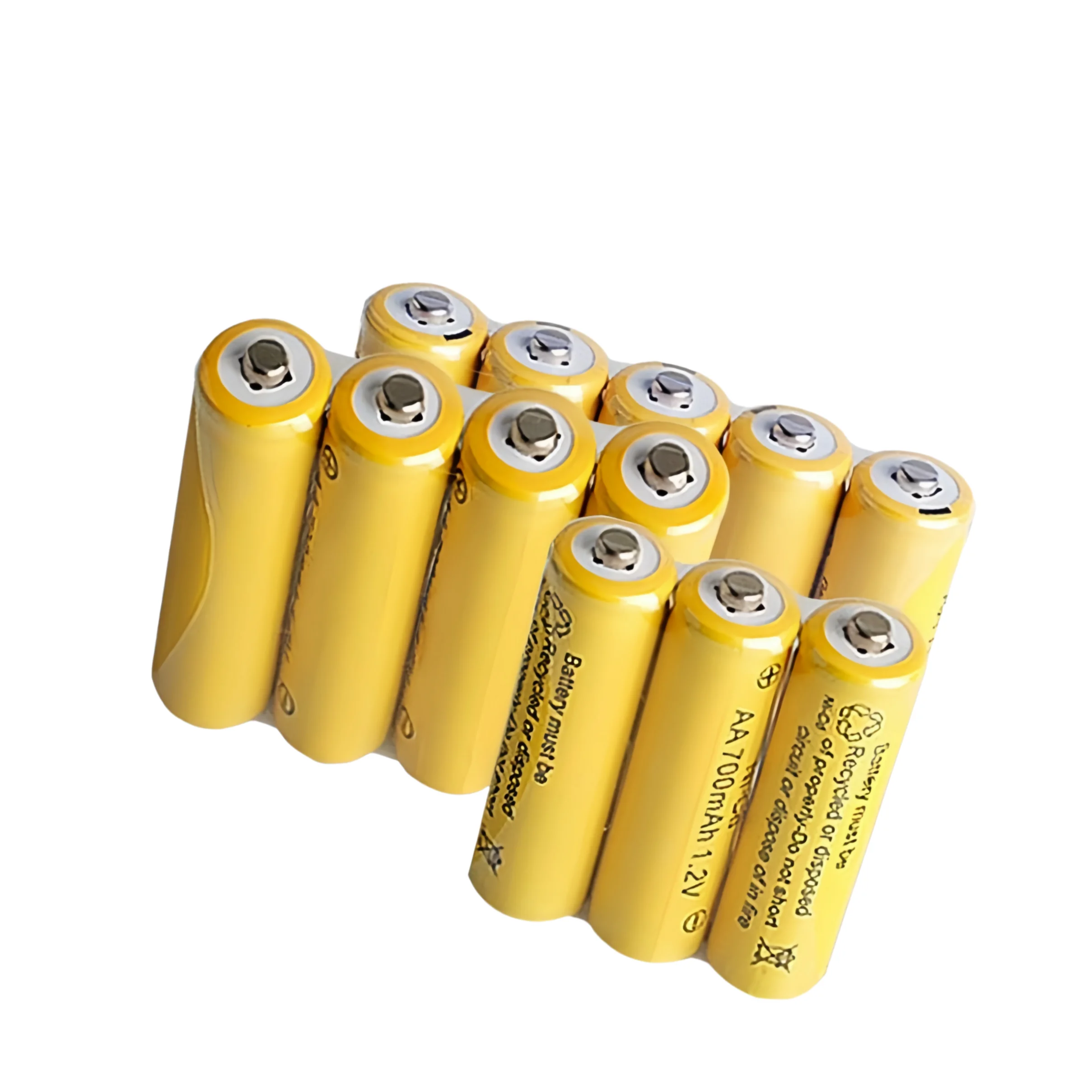 1.2V 700mAh AA Battery Ni-MH AA Rechargeable Battery for Garden Solar Lights Toys Watch MP3 Player