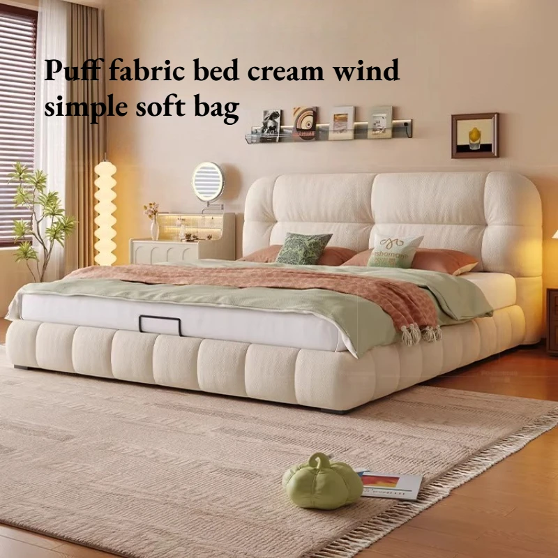 

Aesthetic Storage Luxury Bed Multifonction King Size Twin Modern Bed Wood Frame Modern Cama Matrimonial Home Accessories