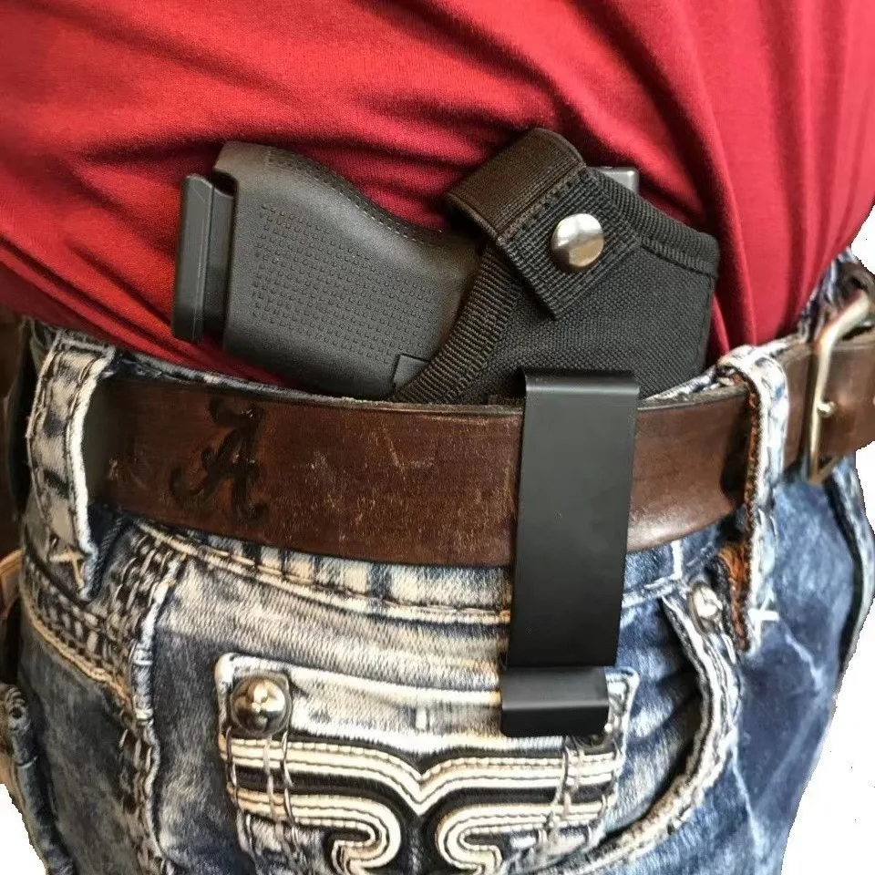 Universelles IWB/OWB Verdecktes Trageholster Verstellbares Taktisches Pistolenholster mit Metallclip für den Täglichen Gebrauch – Detail 9