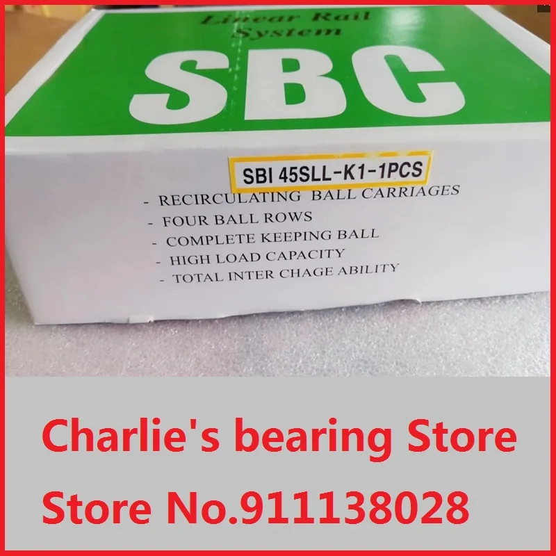 1pc 100% brand new original genuine Korea SBC linear guide slider SBI45SLL-C-K1 bearing carriage