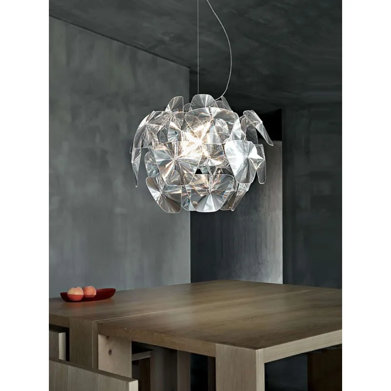 Nordic creative living room dining room light bedroom exhibition hall model room light luxury art pine cone chandelier